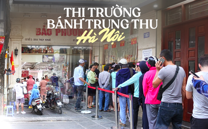 Dạo qua thị trường bánh Trung thu Hà Nội sát Rằm tháng 8: Nơi vắng khách, nơi nhộn nhịp hẳn lên