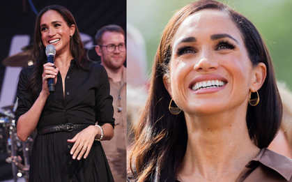 Sang như Meghan Markle cũng diện đôi khuyên tai bình dân giá 22 đô trên Amazon