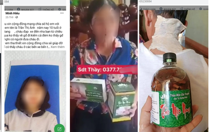 Đăng tin tìm trẻ lạc để quảng cáo Đông y - trò lừa táng tận lương tâm