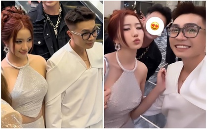 Huyền 204 lên đồ cắt xẻ táo bạo nắm tay chồng thiếu gia lọt tầm ngắm cam thường