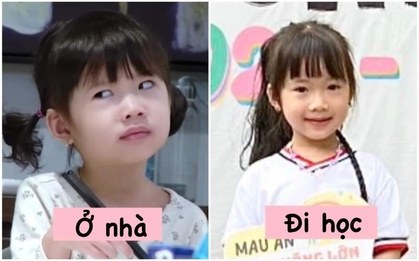 CiCi Anh Chi gắn tóc dài giống Lisa (BLACKPINK) đi học, biểu cảm khác hẳn lúc ở nhà!