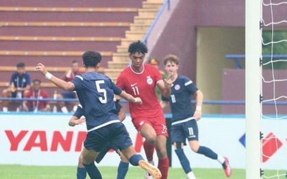 U23 Singapore rơi 2 điểm trước U23 Guam, U23 Việt Nam hưởng lợi