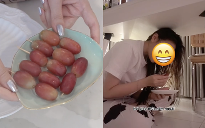 Trend hot nhất TikTok ngày đầu năm mới: Hội độc thân rủ nhau xuống gầm bàn ngồi ăn nho vì ý nghĩa đặc biệt