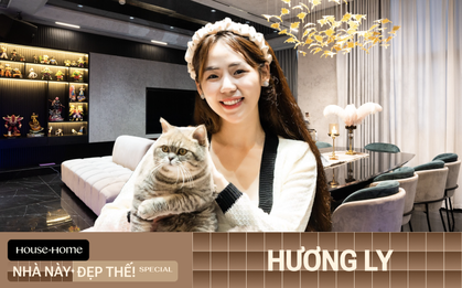 “Đột nhập” căn penthouse 450m2 của Hương Ly: Tông đen xám chủ đạo như nhà tài phiệt phim Hàn Quốc, không ngại đầu tư nội thất đắt tiền