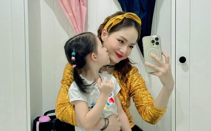 Bận rộn làm việc không có thời gian chơi với con, Lan Phương nhẹ nhàng nói 1 câu mà con gái đã hiểu chuyện