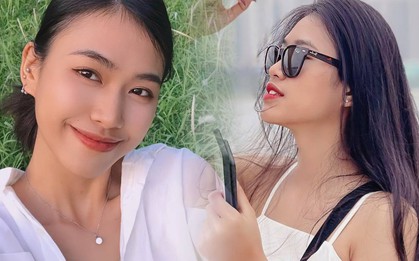 Nhan sắc đời thường "10 điểm không có nhưng" của tân Hoa khôi Ngoại thương 1m79 vừa đăng quang