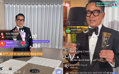 Phiên livestream thứ 2, NTK Thái Công tiếp tục giới thiệu "cuộc sống thượng lưu đồng đều từ A - Z, như việc mặc bộ âu phục thì không thể tới nhà hàng bình thường hay đi chợ!"