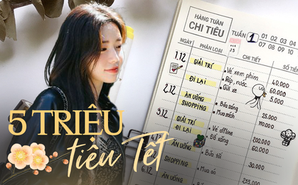 Tết này dù có thưởng hay không, cũng chỉ tiêu 5 triệu