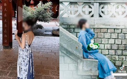 Trào lưu chụp ảnh áo dài, mặc hở hang, leo trèo ở di tích: Người đẹp làm xấu không gian đẹp