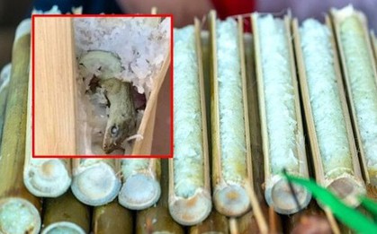 Ăn cơm lam ngửi thấy mùi thịt nướng, cô gái khóc thét khi phát hiện nguyên nhân