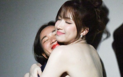 Hoà Minzy và Nguyễn Thị Oanh ôm nhau thắm thiết ở hậu trường WeChoice Awards 2023, tình bạn thân gây bất ngờ