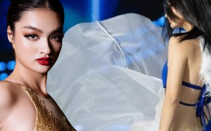 Thí sinh Hoa hậu Hoàn vũ Việt Nam kể vụ ngã đập mặt xuống sàn khi diễn bikini