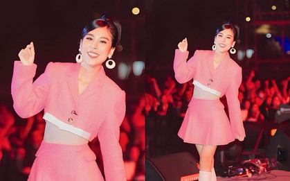 MC Vân Anh gây ấn tượng trong đêm Countdown tại công viên bờ sông Sài Gòn
