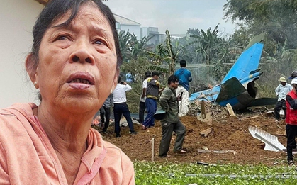 Nhân chứng kể lại giây phút phi công bung dù nhảy ra trước khi máy bay rơi