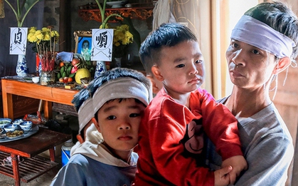 Xót xa 3 đứa trẻ mồ côi mẹ sau tai nạn giao thông, nương tựa vào bố tật nguyền: "Mất mẹ là mất mát quá lớn đối với cuộc đời cháu"