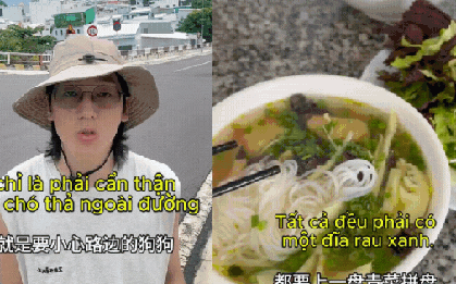 Gần 2 triệu người thích thú xem chàng trai Trung Quốc review cuộc sống ở Việt Nam: Yêu cả nền ẩm thực chỉ vì... đĩa rau sống, một đất nước toàn những điều "lạ lùng" dễ thương!