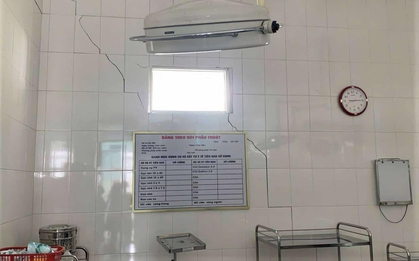 Đã có thương vong vì bão số 6, nhiều vết nứt toác xuất hiện ở một Trung tâm y tế