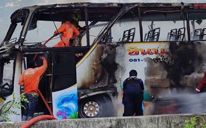Kết quả khám nghiệm vụ cháy xe buýt ở Thái Lan được công bố: Phát hiện sai sót đáng ngờ