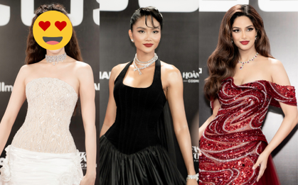 Thảm đỏ chung kết Miss Cosmo 2024: H'Hen Niê đọ sắc với Miss Universe, 1 nàng hậu sắp lên xe hoa lộ diện
