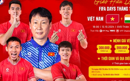 Vé xem tuyển Việt Nam vs Ấn Độ ngày 12/10 giá bao nhiêu?