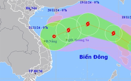 Bão Man-yi mạnh lên cấp siêu bão, dự báo miền Trung sắp hứng mưa lớn