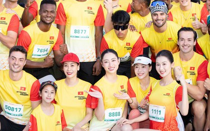 60 Nam vương thế giới, Hoa Á hậu tham gia Giải chạy Marathon quốc tế Strong Việt Nam 2024