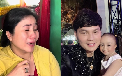 Mẹ ruột con gái nuôi Kim Tiểu Long đau đớn khi bị nói nước mắt giả tạo, cố tình khóc
