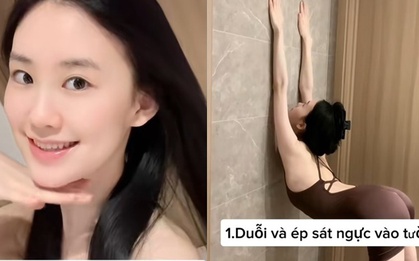 Động tác vừa siết mỡ bụng vừa giảm nọng cằm, chị em tuổi ngoài 30 càng tập càng trẻ lâu