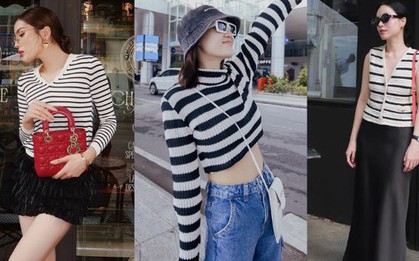 Mẫu áo trẻ trung "được lòng" mỹ nhân Việt