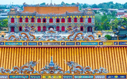 Bên trong Điện Thái Hoà lung linh sau 3 năm trùng tu