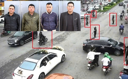 Tạm giữ nhóm "vệ sĩ" dẹp đường cho đoàn xe đám cưới gây xôn xao ở Thanh Hóa