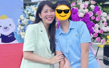 Nữ MC nổi tiếng khoe ảnh chụp cùng con, nhiều người xuýt xoa nhận ra ngôi trường học phí khủng con cô theo học