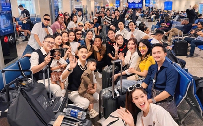 Vợ chồng Khánh Vân, Quốc Trường cùng dàn sao đổ bộ Phú Quốc dự hôn lễ một cặp đôi Vbiz!