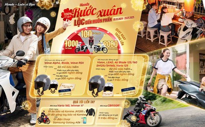 Chào đón năm mới đầy khởi sắc với chương trình khuyến mại “Honda rước xuân – Lộc đến muôn phần”
