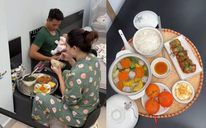 Lê Anh Nuôi nấu cơm vừa ngon vừa tiết kiệm thì ai cũng biết nhưng nấu cơm cữ cho vợ lại thế này?