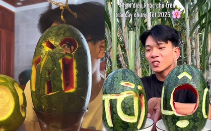 Trổ tài điêu khắc trái cây chuẩn bị đón Tết sớm, giới trẻ Việt khiến cộng đồng mạng cười ngất: “Tưởng đang mừng lễ Halloween”