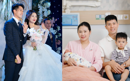 Cô gái Điện Biên lấy chồng cầu thủ nổi tiếng, sinh con đủ "nếp - tẻ", được chồng cưng chiều ở nhà lầu, đi xe sang