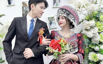 Ảnh cưới cô dâu Nùng xinh đẹp và chú rể Mông "tổng tài" gây sốt mạng