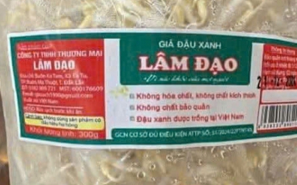Giá đỗ ngâm chất cấm ở Đắk Lắk đã được cấp chứng nhận an toàn thực phẩm