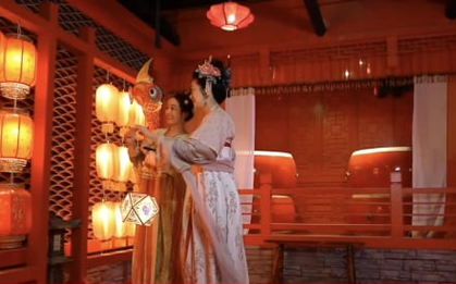 Trung Quốc tái hiện Tết thời nhà Đường, giới trẻ thích thú trải nghiệm