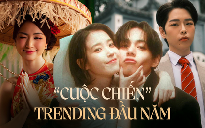 Tình hình top trending mùa Tết: Đức Phúc - Hòa Minzy lẫn IU đều bị mắc kẹt giữa “cơn bão” karaoke nhạc chào xuân!
