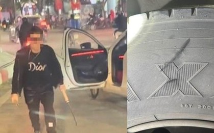 Làm rõ người đàn ông lái ô tô chặn đầu, cầm dao quắm chém lốp xe buýt