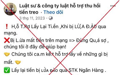 Nhờ "luật sư" trên Facebook hỗ trợ lấy lại 200 triệu đồng bị lừa, người phụ nữ Hà Nội tiếp tục bị lừa thêm 125 triệu