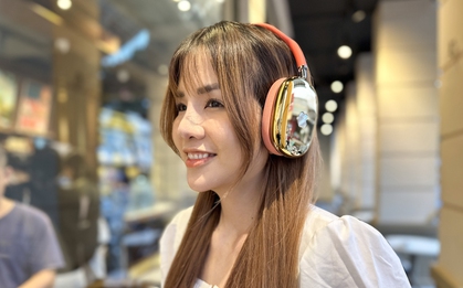 Unbox tai nghe AirPods Max mạ vàng khảm xà cừ Ðịa Trung Hải siêu sang, giá sương sương cũng bằng chiếc SH