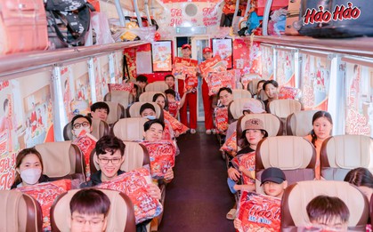 Hàng nghìn phần quà “Tết Hảo” được trao đi: Sắc đỏ Hảo Hảo rộn ràng khắp các bến xe, bến tàu trước thềm giao thừa