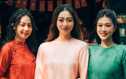 Khung ảnh tràn visual ngày Tết: Lương Thùy Linh - Thiên Ân đọ sắc căng đét, 1 nàng hậu gen Z ngày càng "lột xác"