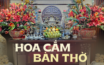 Thực hư chuyện cắm hoa ly trên bàn thờ làm hao tổn tài lộc, gia đạo ly tán?