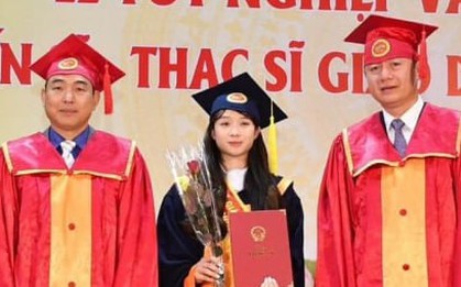 Dương Thúy Vi nhận bằng thạc sỹ