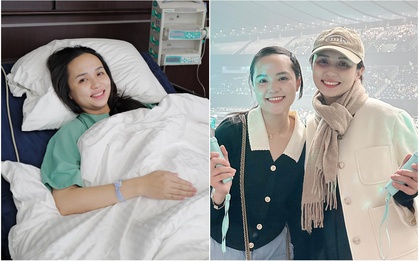 Ái nữ cựu chủ tịch CLB Sài Gòn sinh con thứ 2, em gái tháp tùng “vượt cạn” vẫn không quên nhắc livestream chốt đơn
