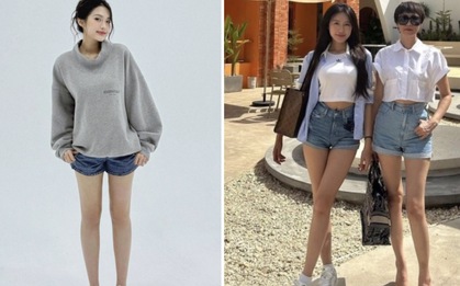 Doãn Hải My diện quần ngắn 20cm khoe đôi "kiếm Nhật" thì ra thừa hưởng trọn bộ gen xịn từ cô Mai Đoàn